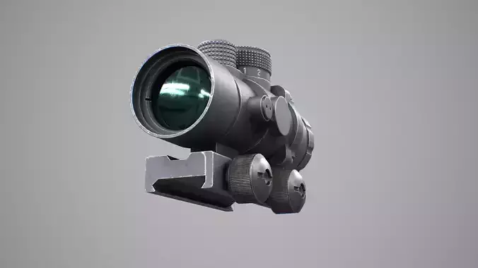 Monstrum 2x Scope FREE 3D Model
