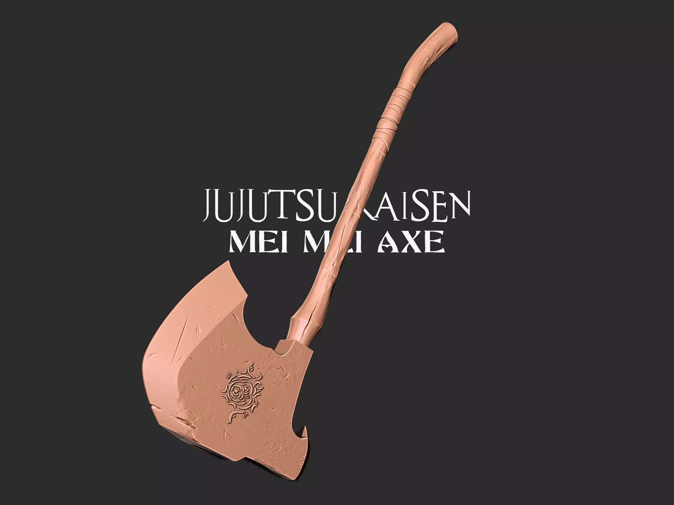Mei Mei Battle Axe - Jujutsu Kaisen 3D print model_0
