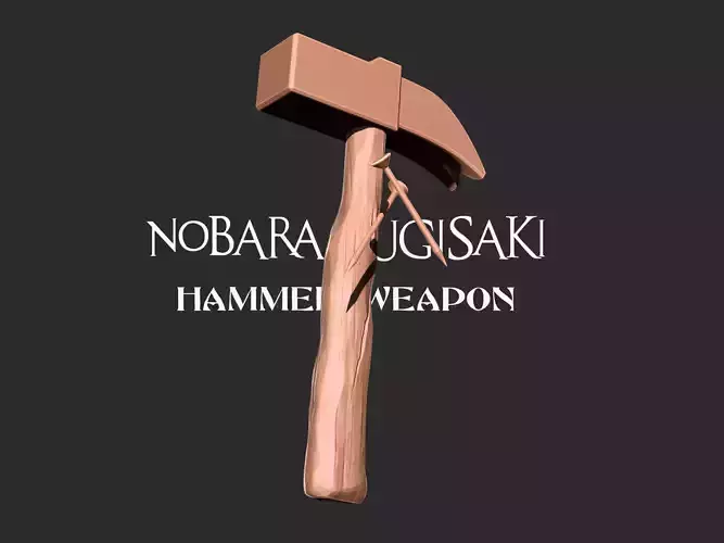 Nobara kugisaki - Cursed hammer 3D print model