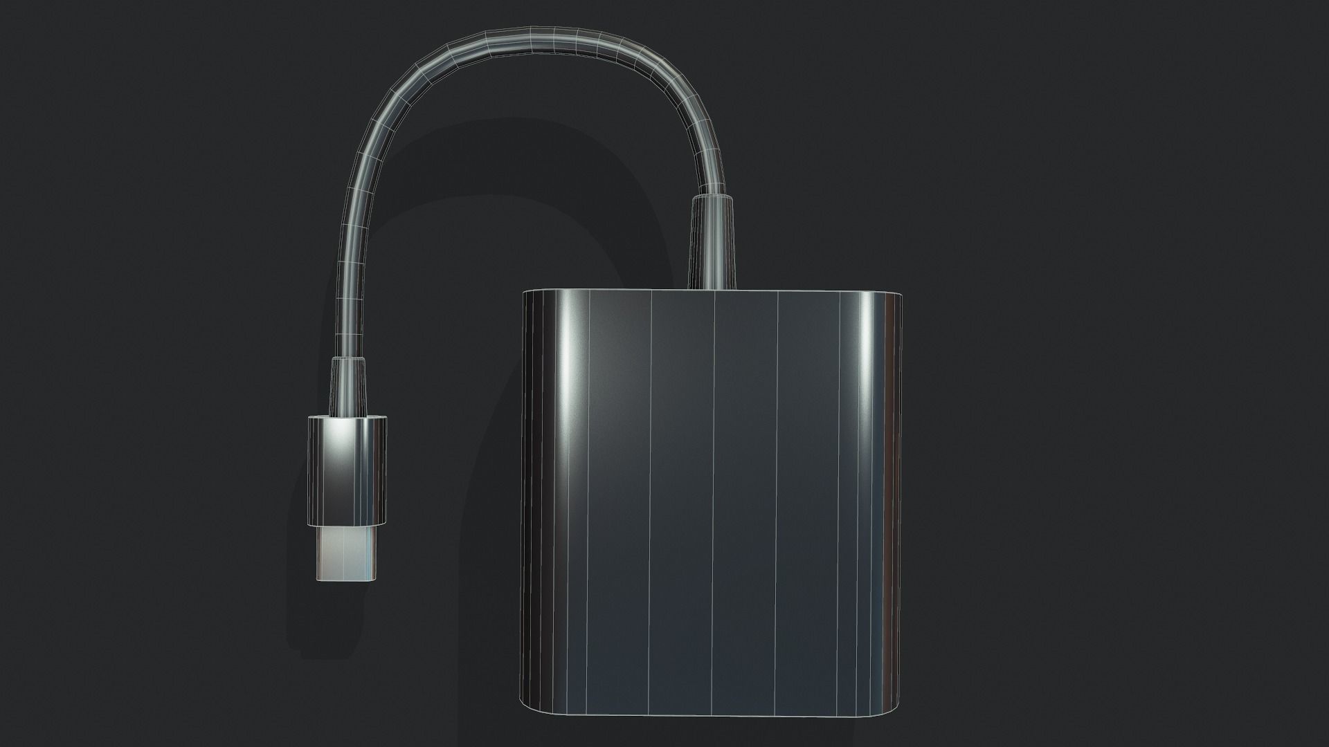 Sd Card Reader - Tutorial Included Low-poly 3D model_11