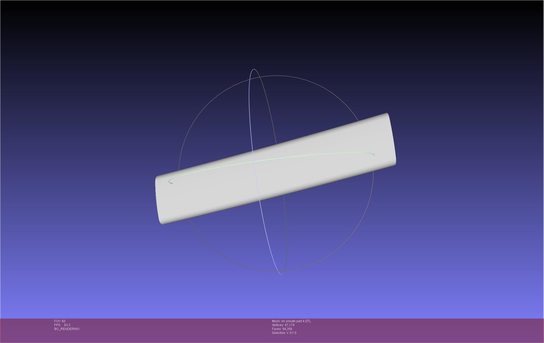 Blue Exorcist Rin Okumura Kurikara Sword And Sheath 3D print model_91