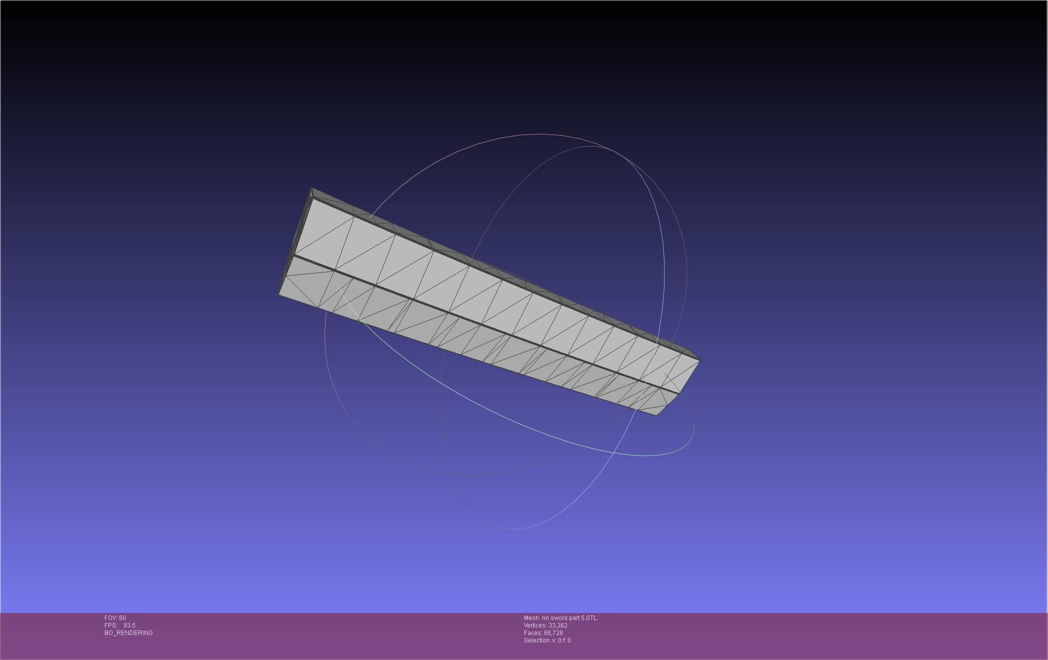 Blue Exorcist Rin Okumura Kurikara Sword And Sheath 3D print model_134