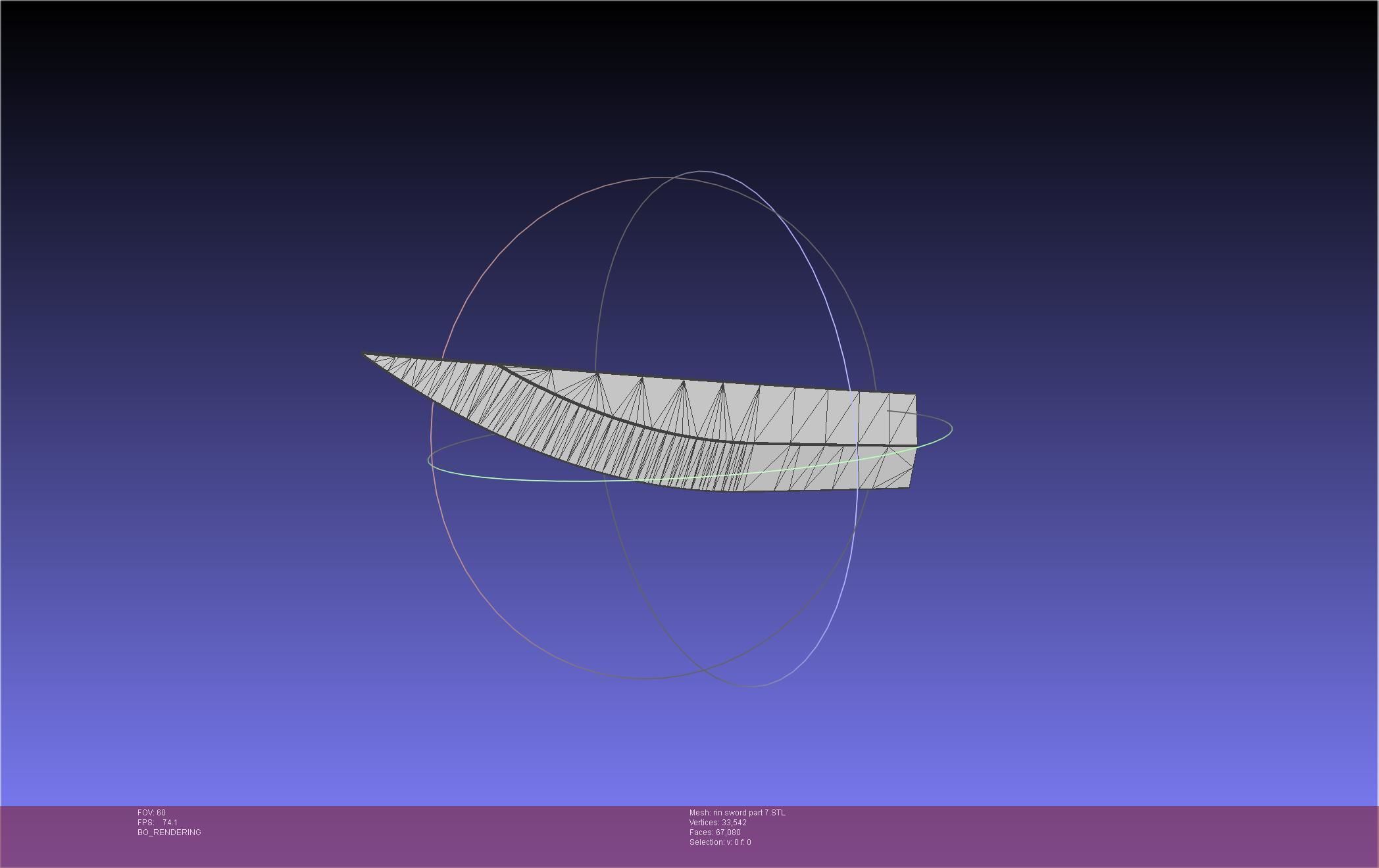 Blue Exorcist Rin Okumura Kurikara Sword And Sheath 3D print model_145