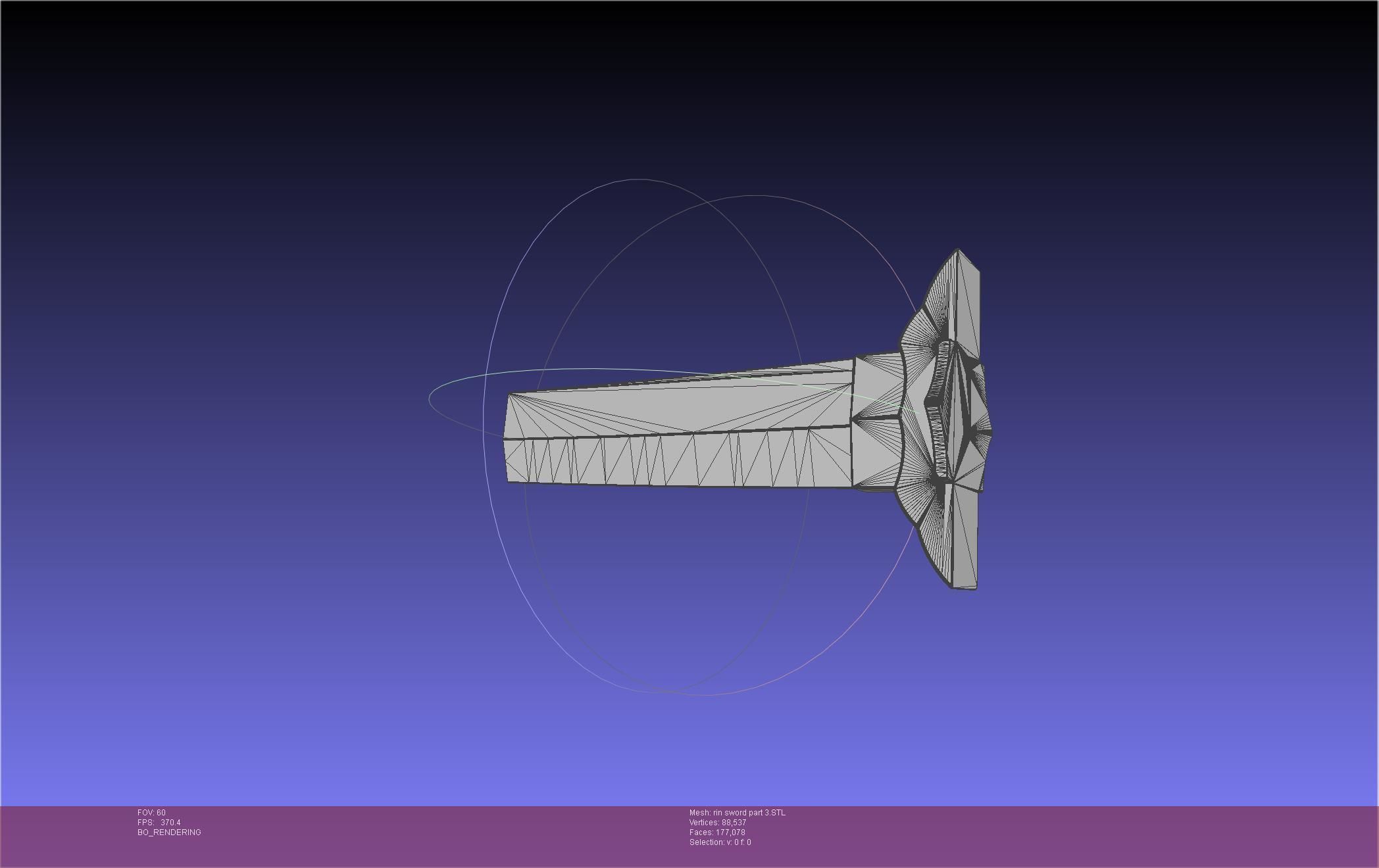 Blue Exorcist Rin Okumura Kurikara Sword And Sheath 3D print model_122