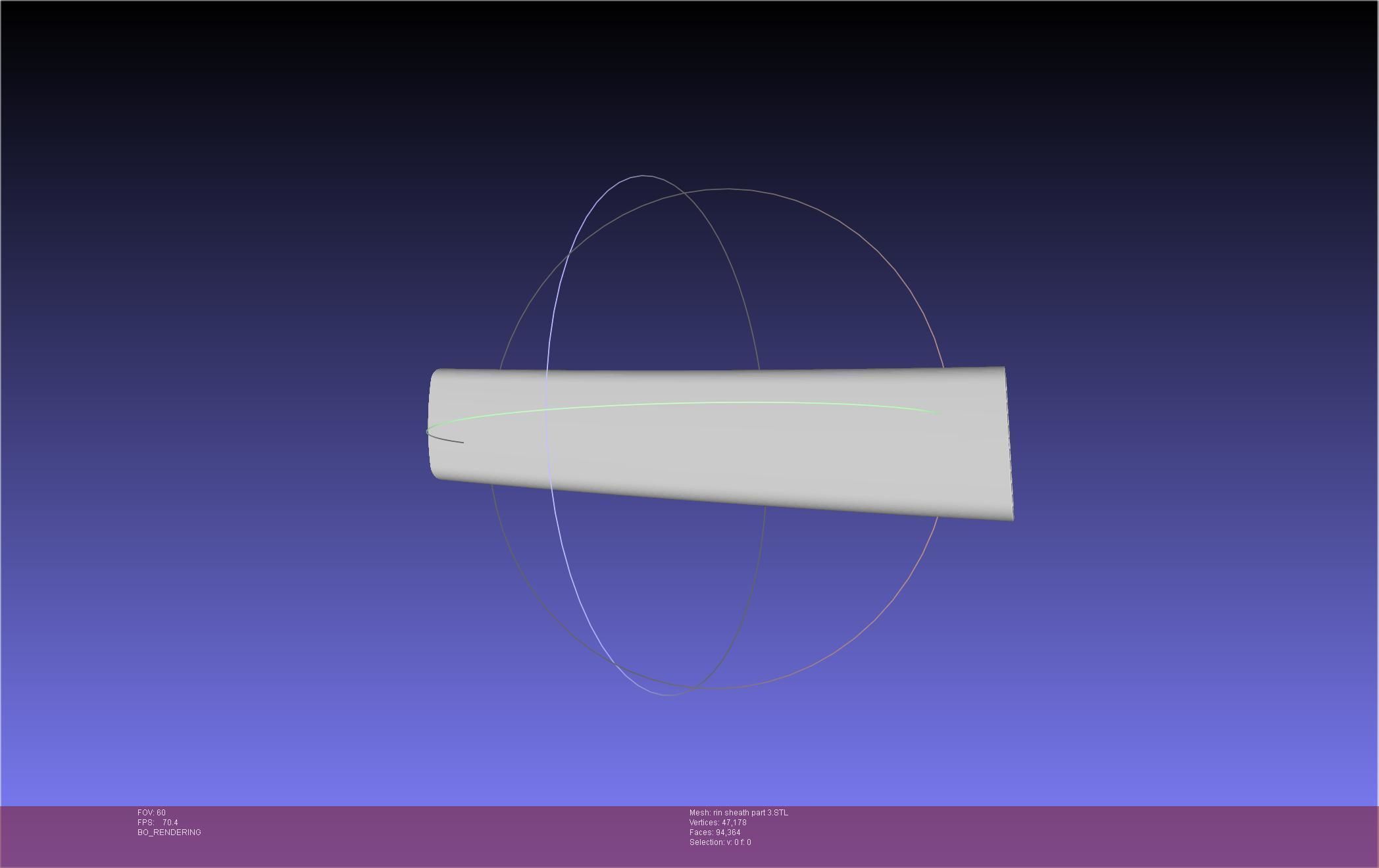 Blue Exorcist Rin Okumura Kurikara Sword And Sheath 3D print model_78