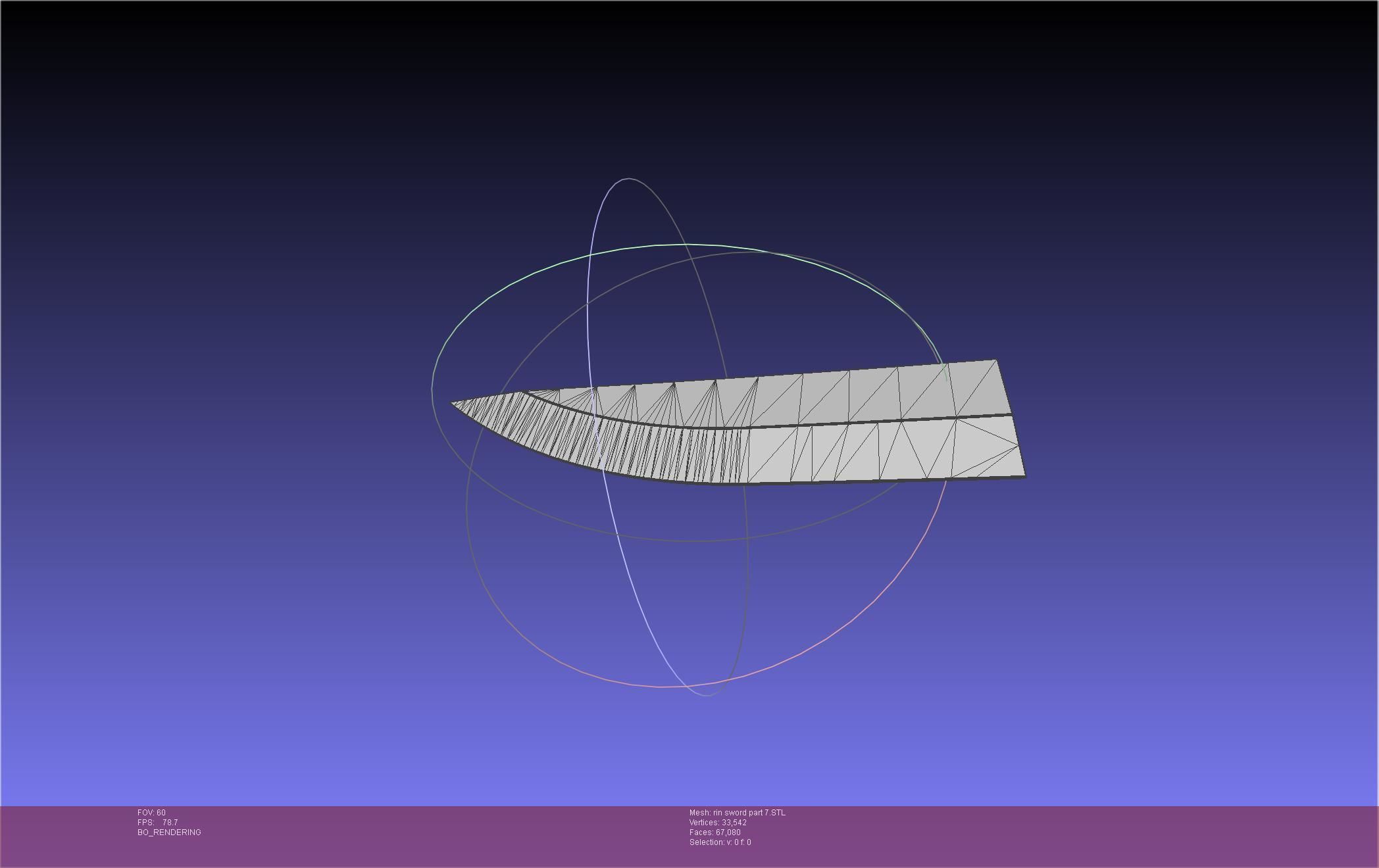 Blue Exorcist Rin Okumura Kurikara Sword And Sheath 3D print model_146