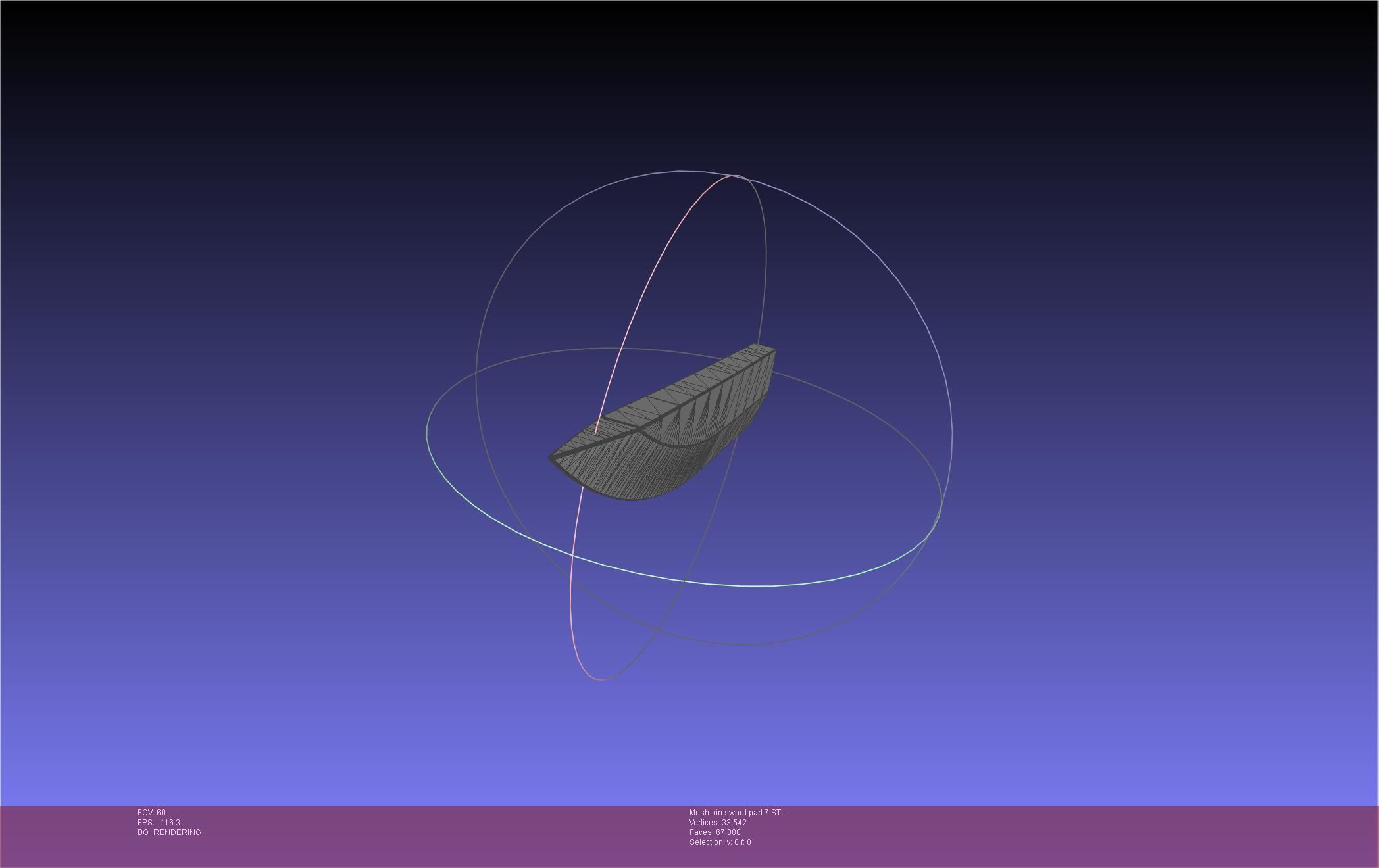 Blue Exorcist Rin Okumura Kurikara Sword And Sheath 3D print model_144