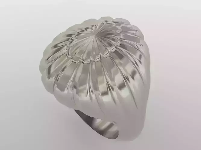 silver bloom ring size 7