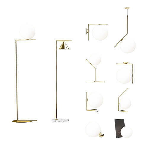 Michael Anastassiades - Lamp collection  3D model
