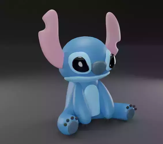 Stitch 3D model for 3D print