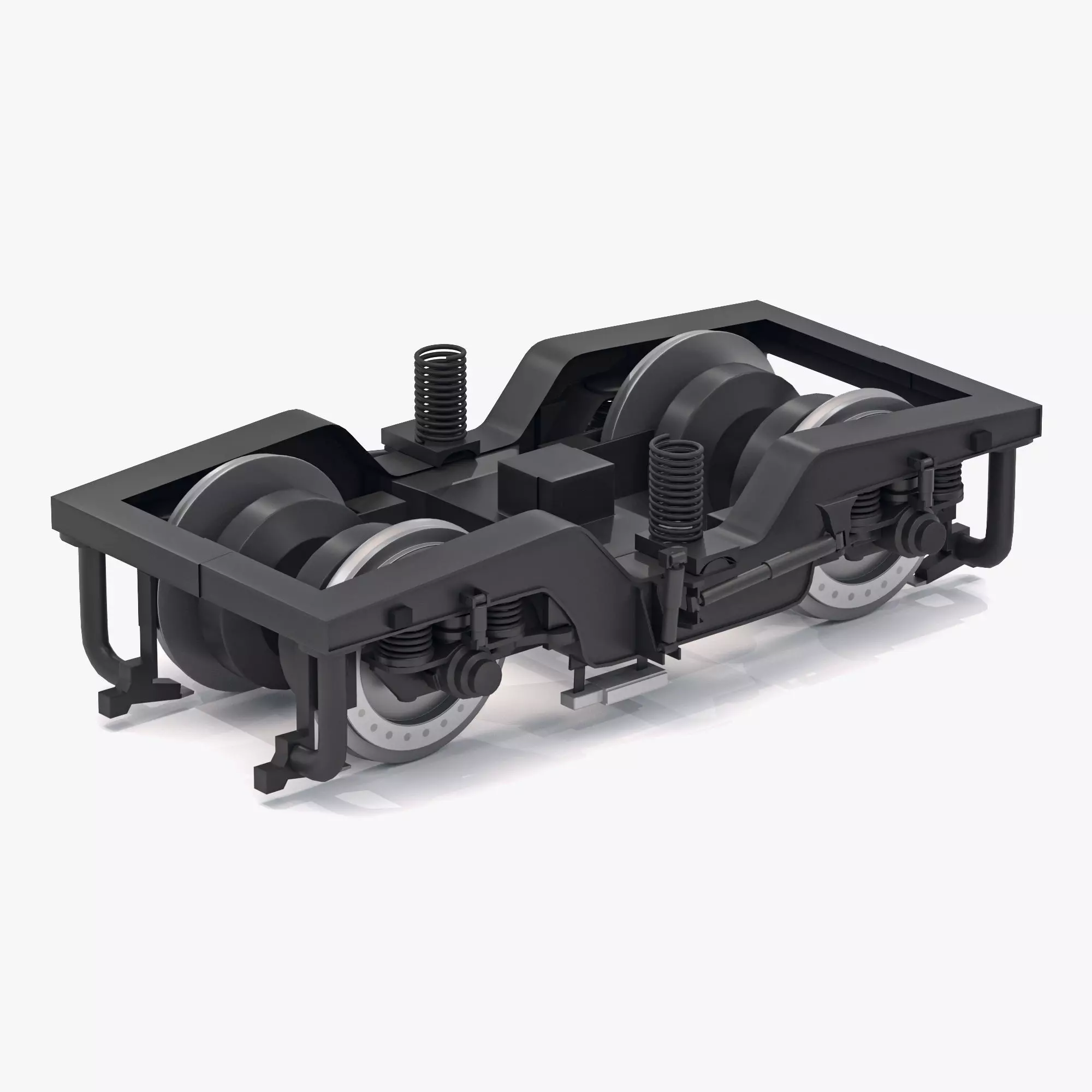Train Wheel Bogie 3D model