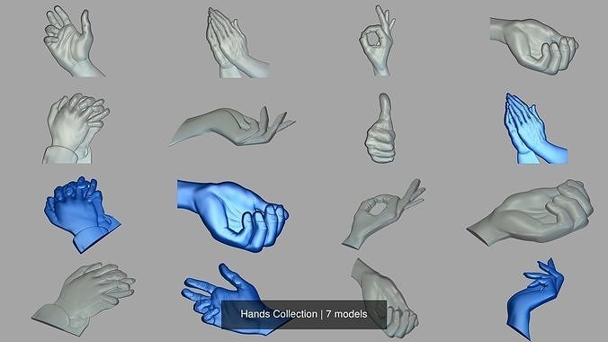 HANDS 3D Model Collection