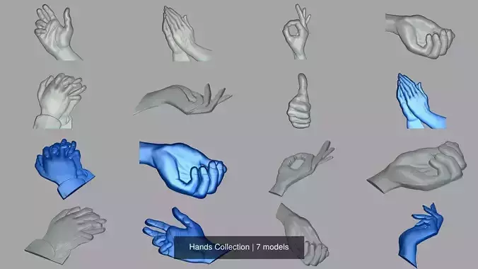 HANDS 3D Model Collection