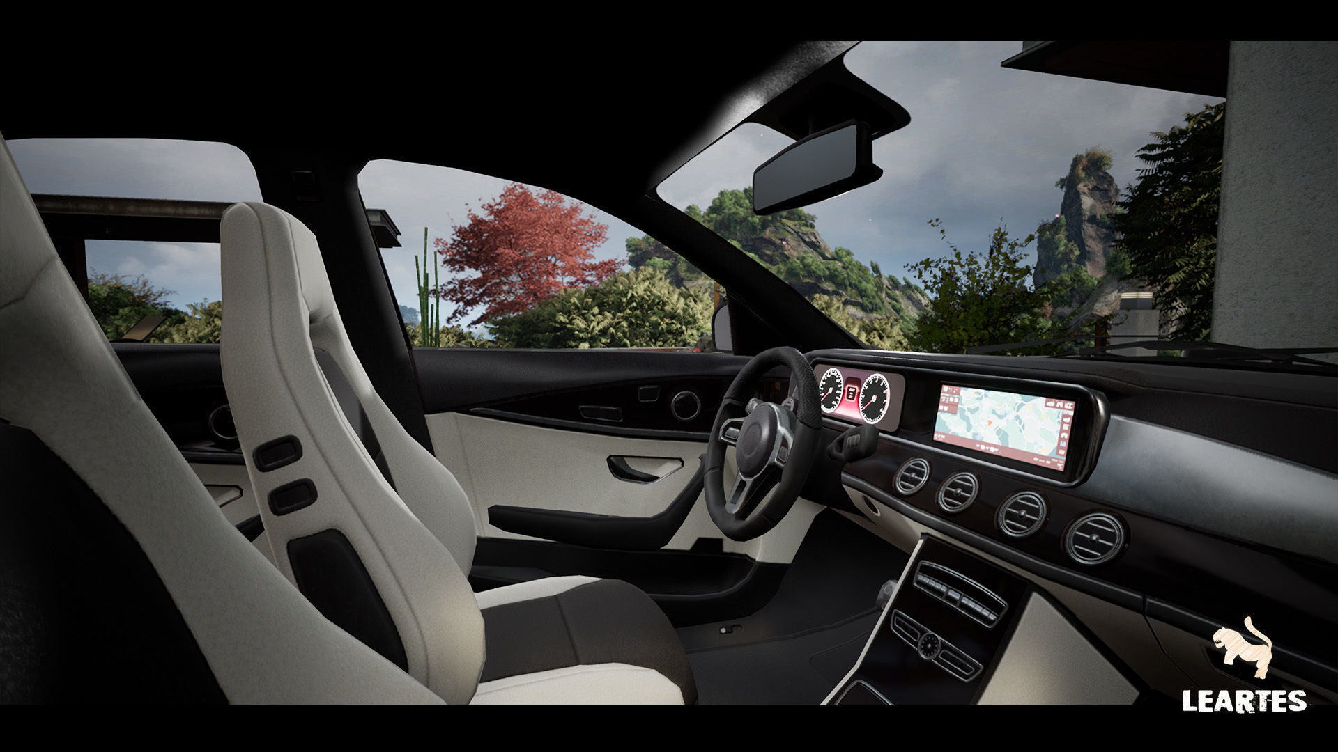 Sedan Car 01 Driveable Animated Realistic Low-poly 3D model_6