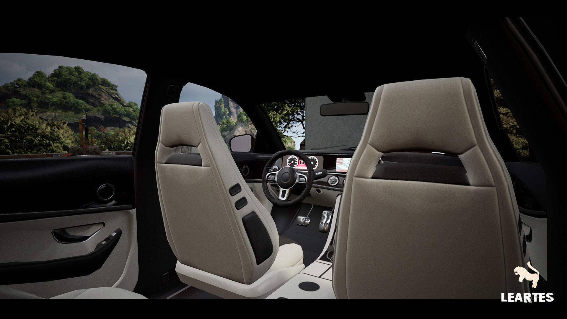 Sedan Car 01 Driveable Animated Realistic Low-poly 3D model_15