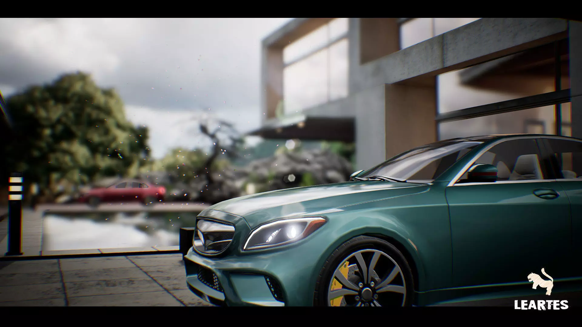 Sedan Car 01 Driveable Animated Realistic Low-poly 3D model_0