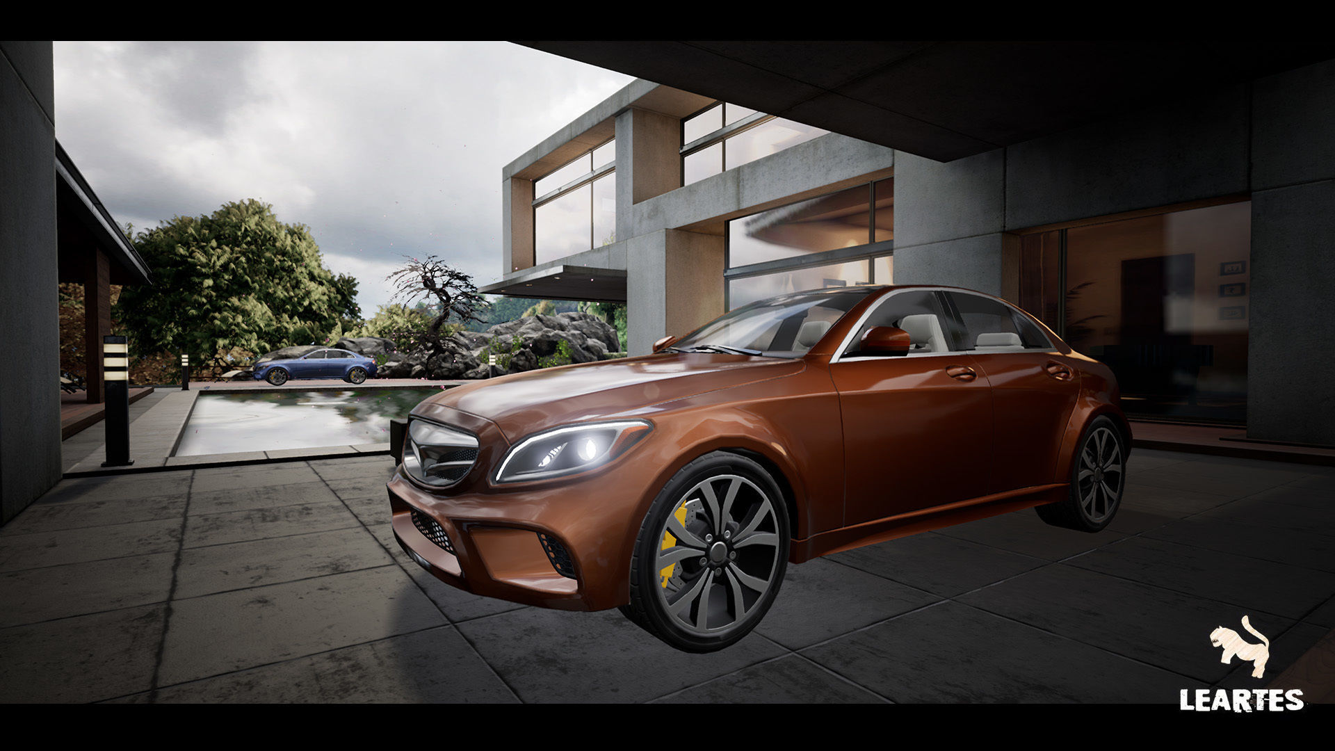 Sedan Car 01 Driveable Animated Realistic Low-poly 3D model_17