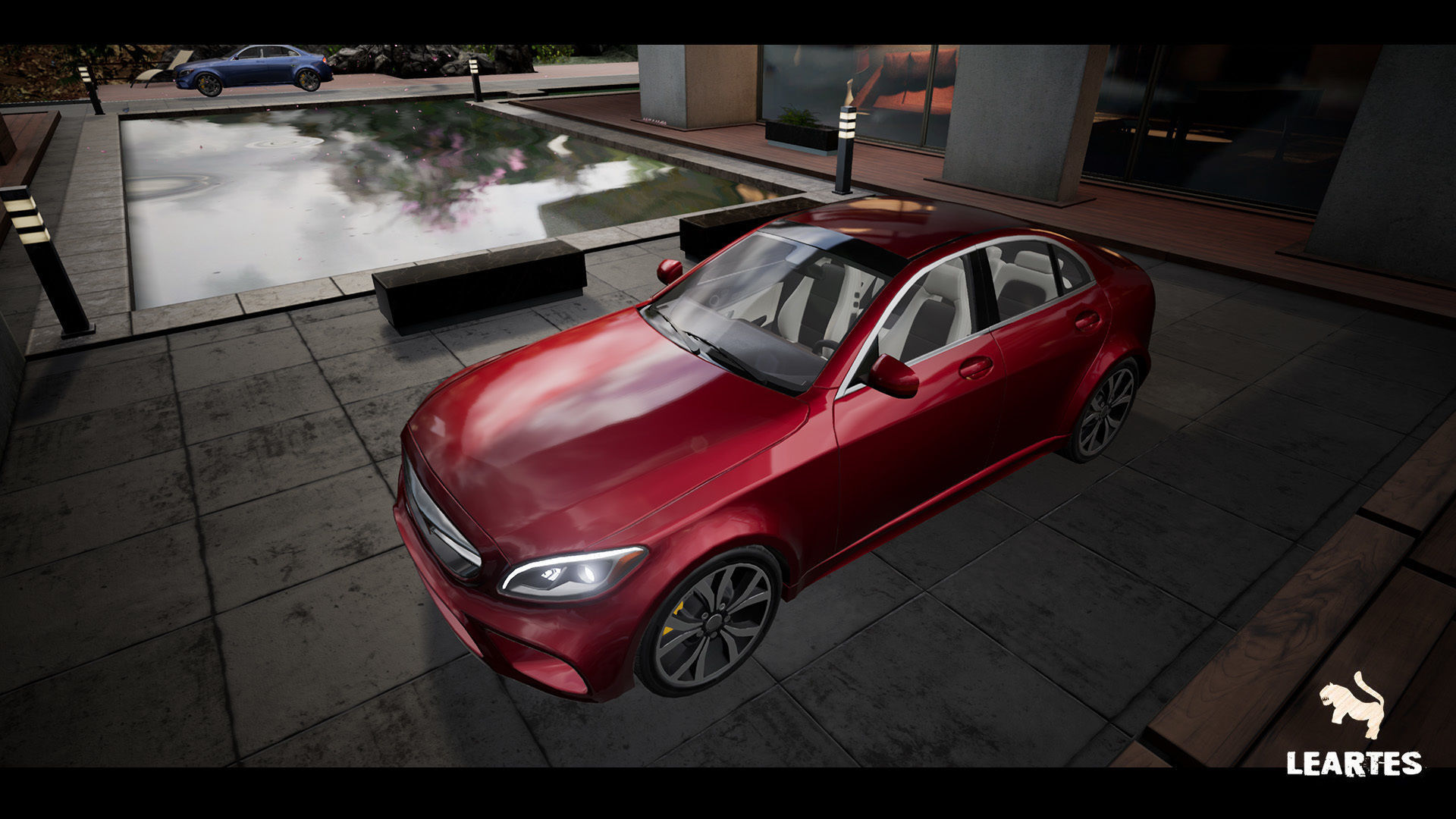 Sedan Car 01 Driveable Animated Realistic Low-poly 3D model_20