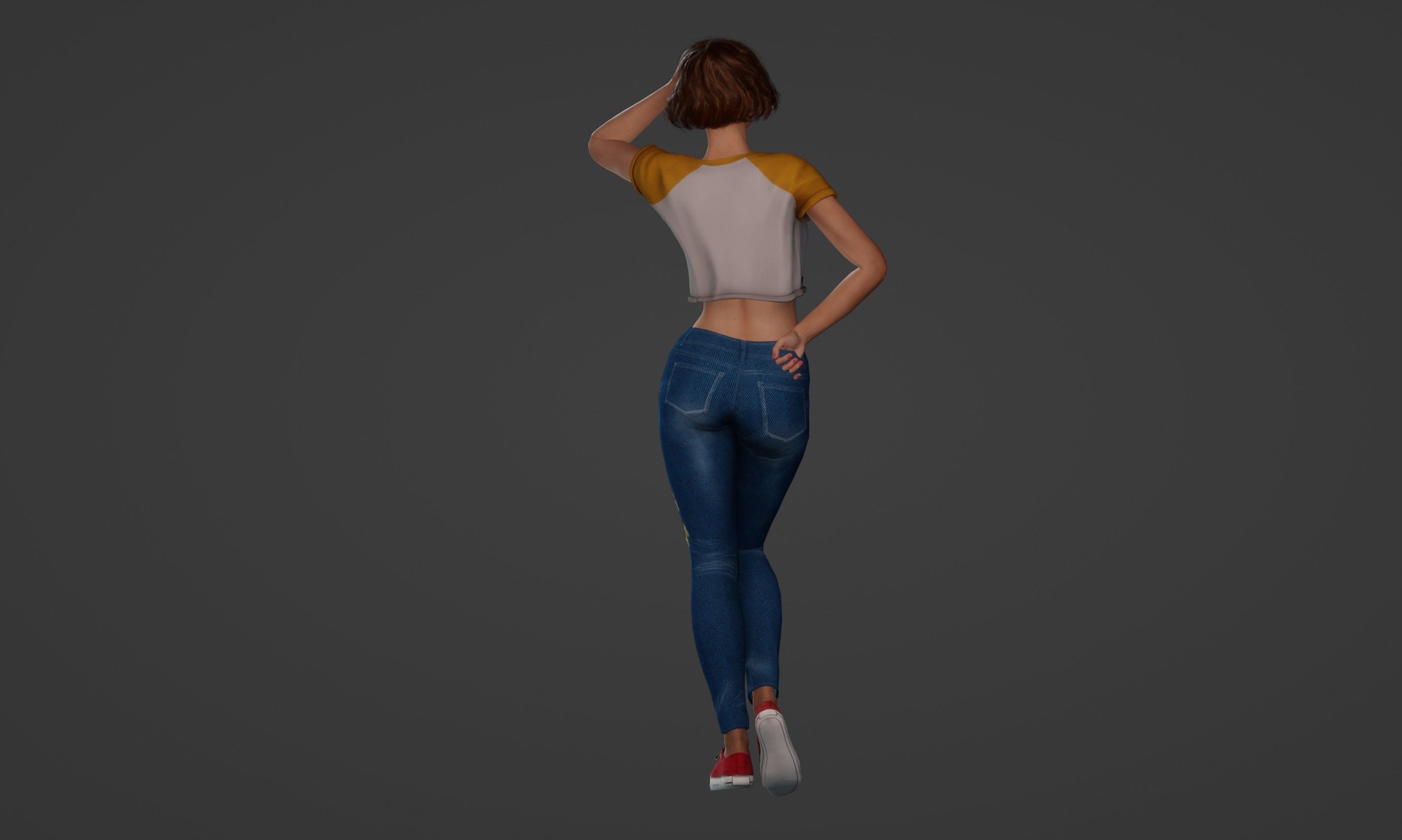 The Glamourous Muse 3D Model 3D model_2