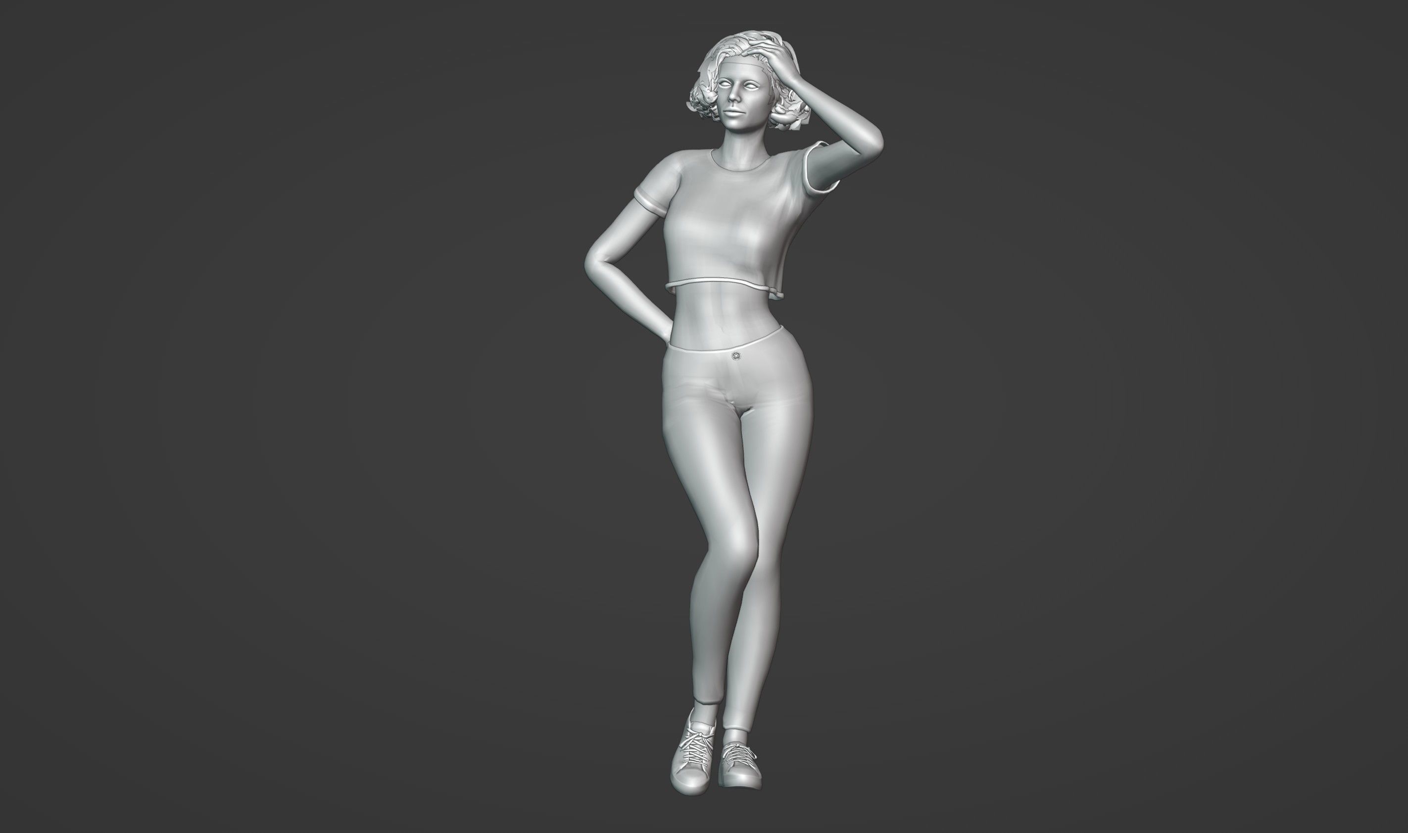 The Glamourous Muse 3D Model 3D model_5
