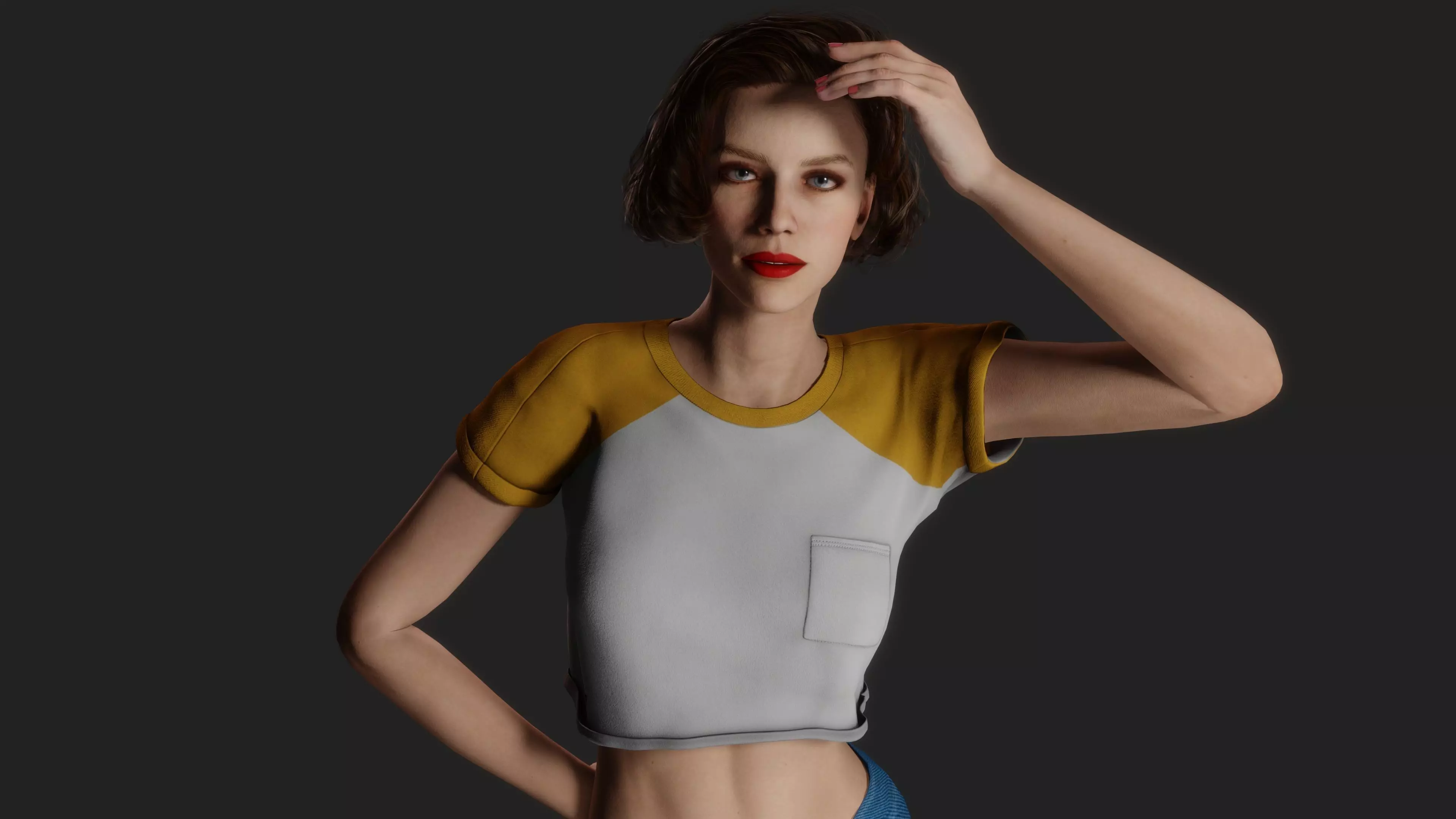 The Glamourous Muse 3D Model 3D model_0