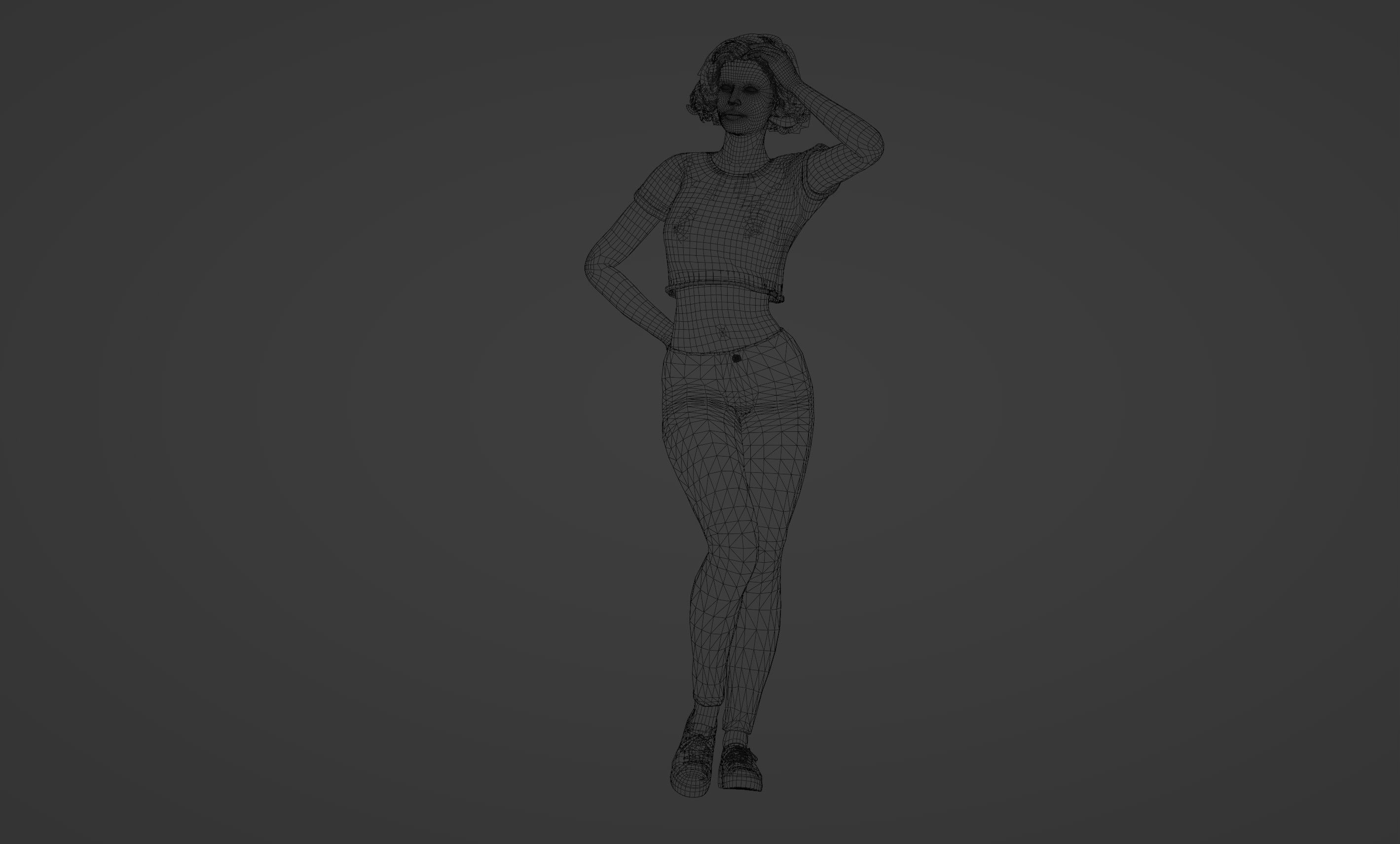 The Glamourous Muse 3D Model 3D model_7