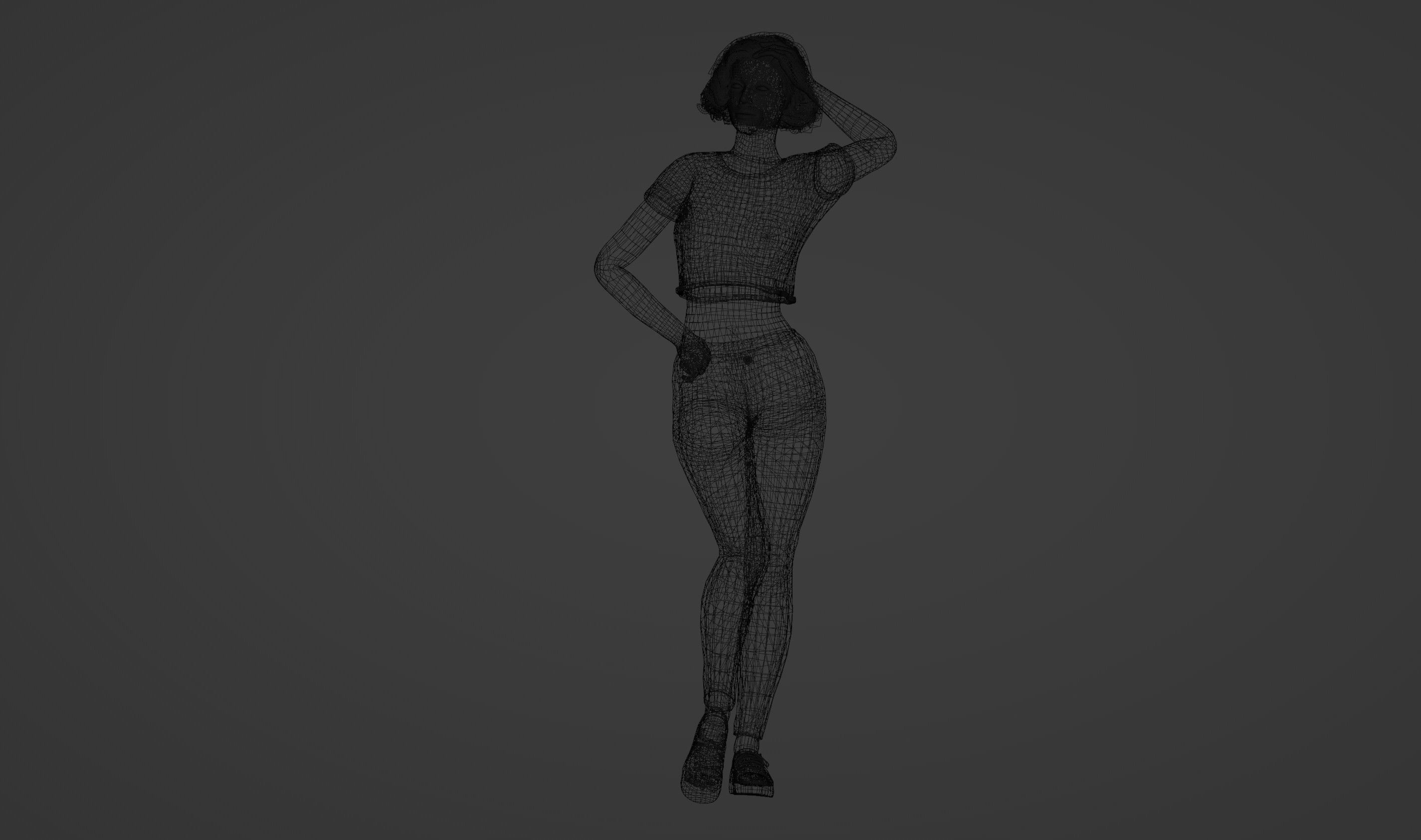 The Glamourous Muse 3D Model 3D model_6