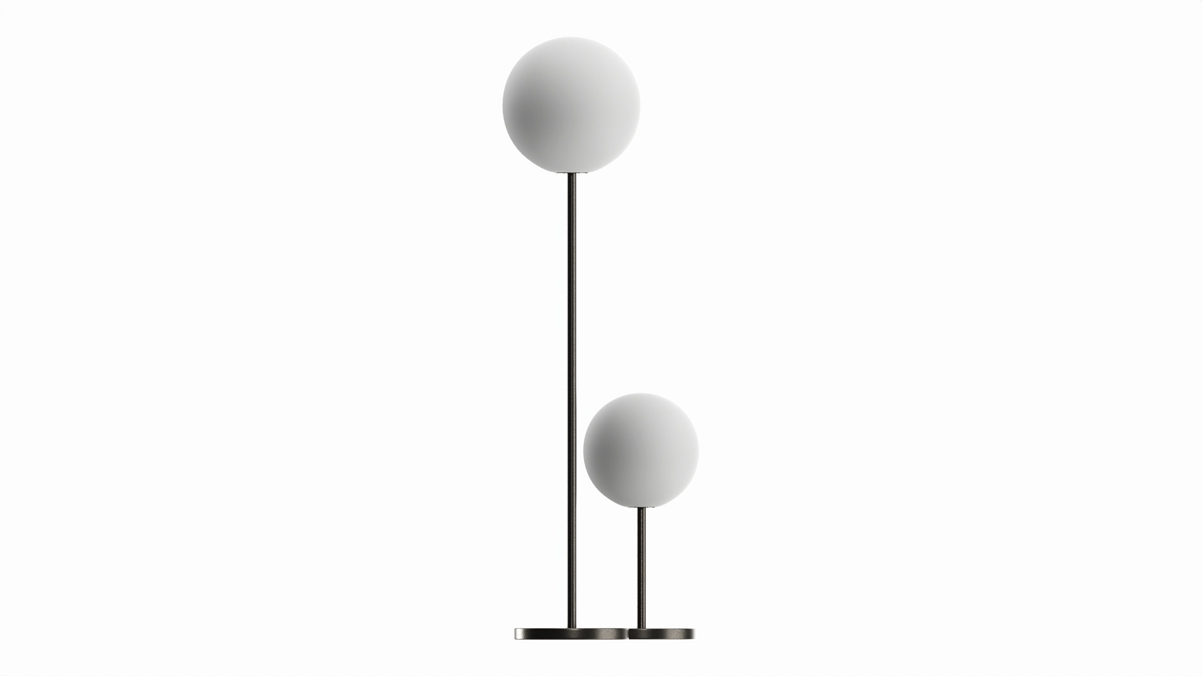 Outdoor and indoor cordless table and floor lamp set 3D model_4