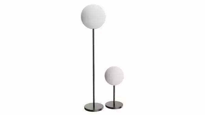Outdoor and indoor cordless table and floor lamp set