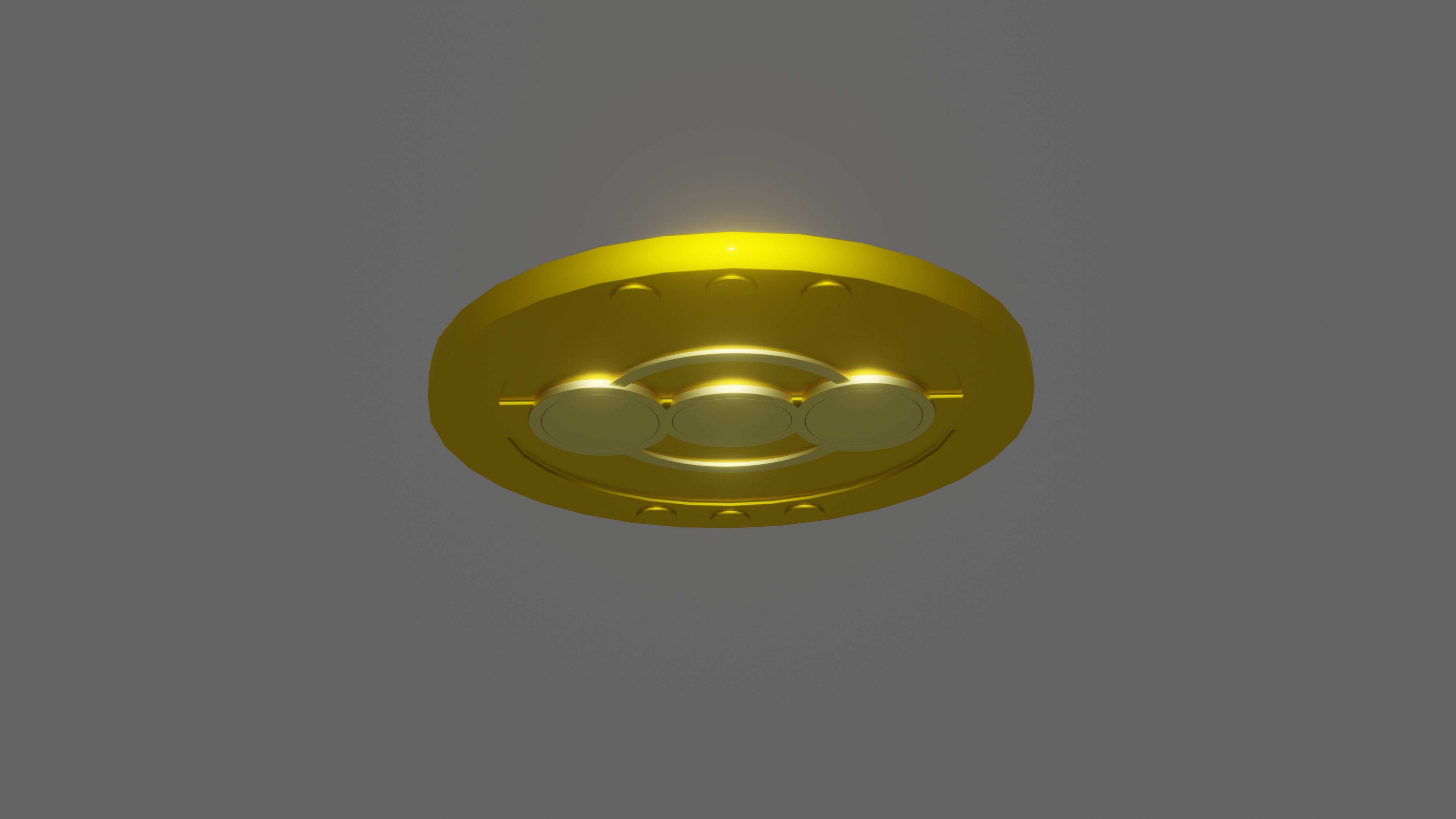 Gimmighoul Coin 3D model_10