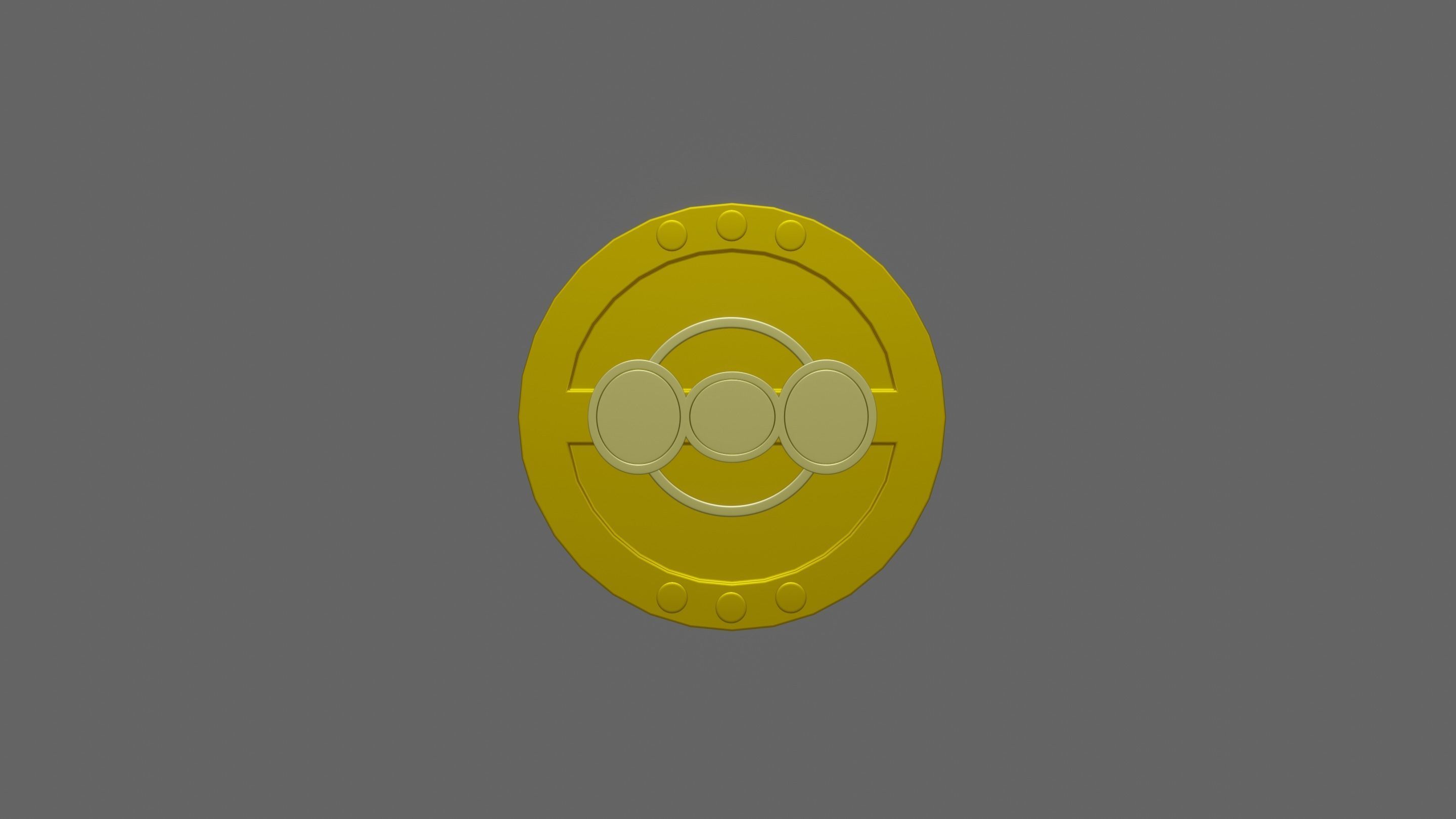 Gimmighoul Coin 3D model_4