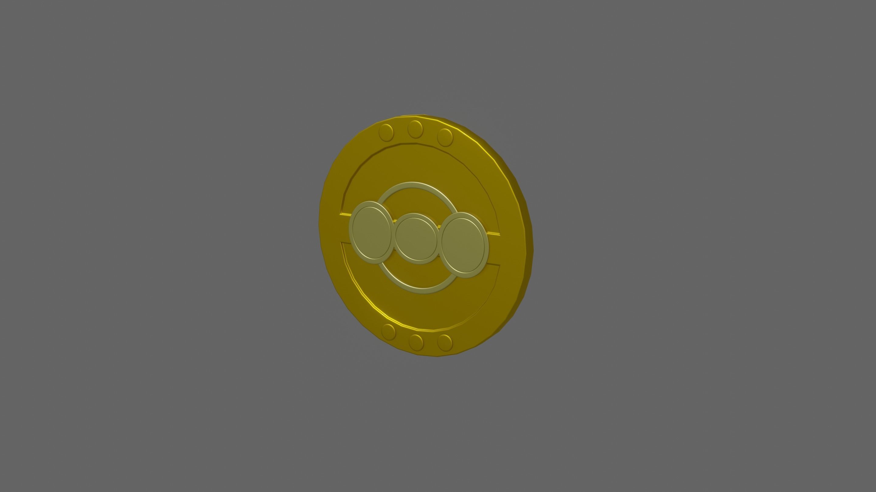 Gimmighoul Coin 3D model_1