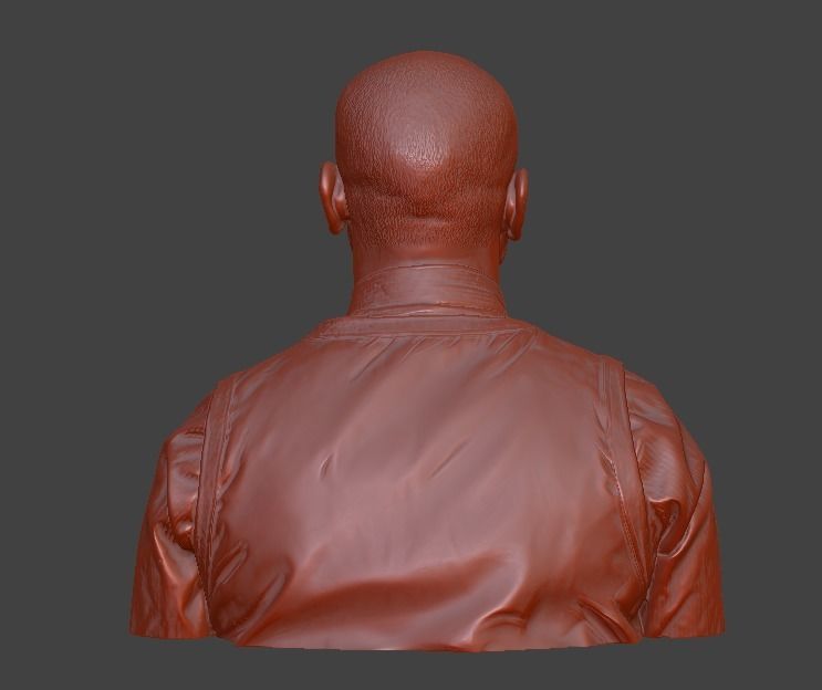 male bust  3D print model_21