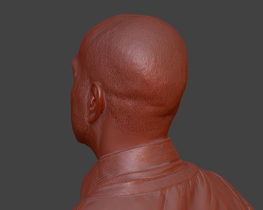 male bust  3D print model_8