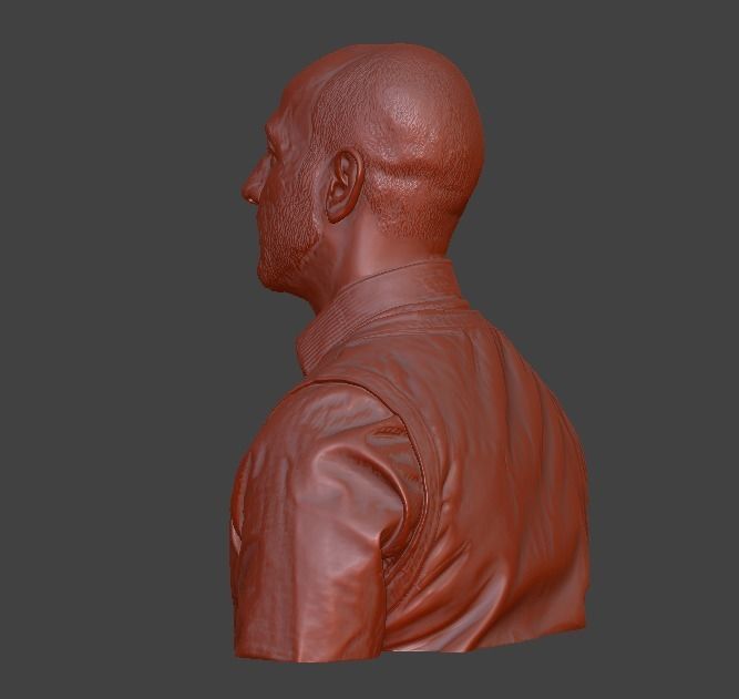 male bust  3D print model_20