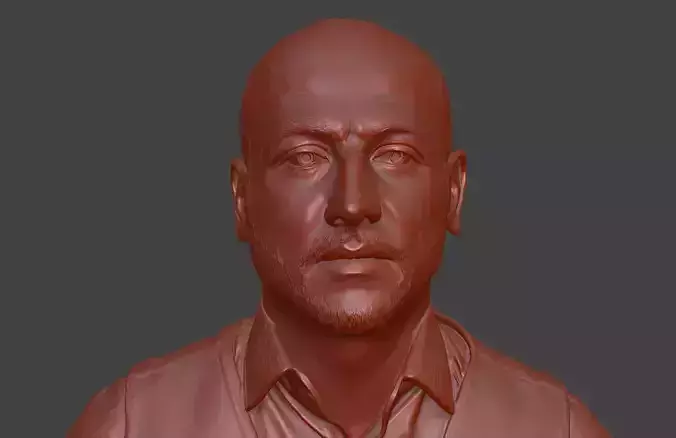 male bust  3D print model