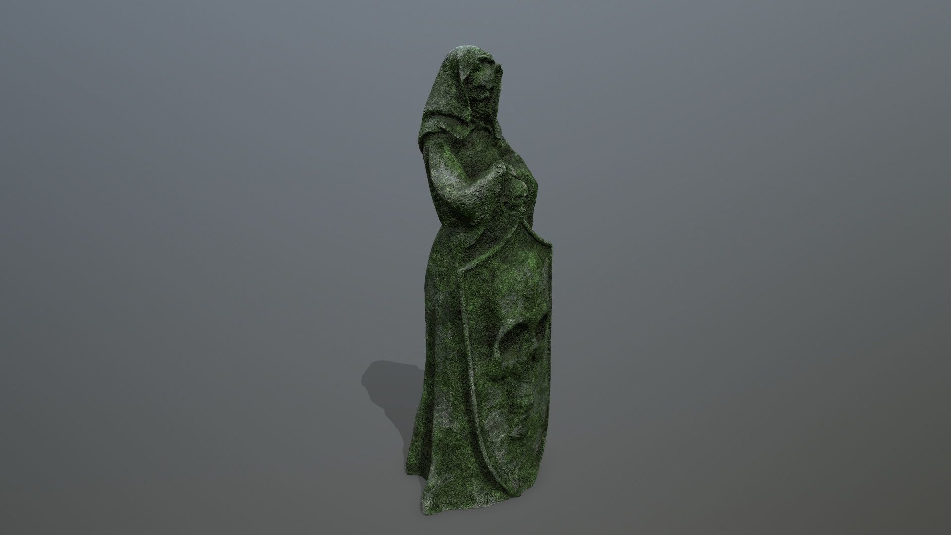 statue    Low-poly 3D model_2