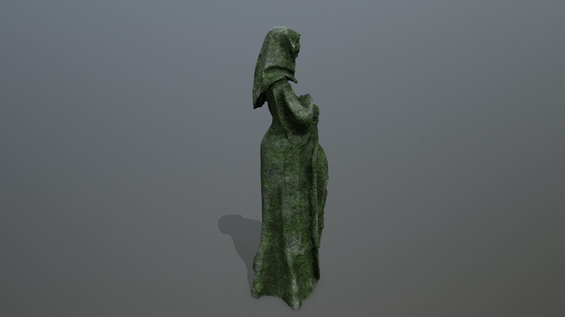 statue    Low-poly 3D model_3