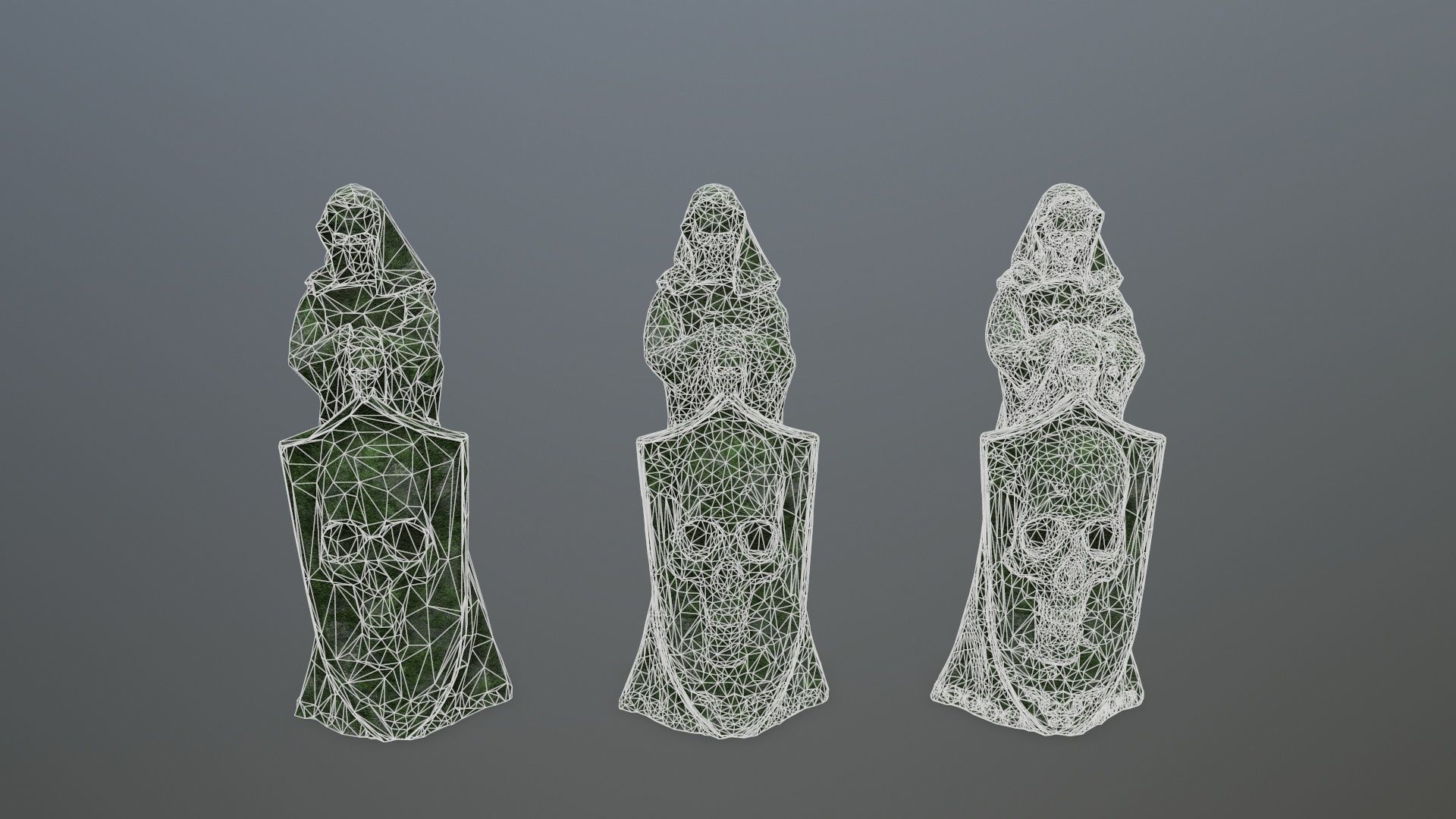 statue    Low-poly 3D model_10