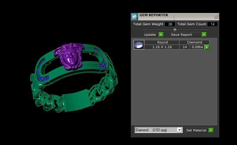 Rings 3D print model_3