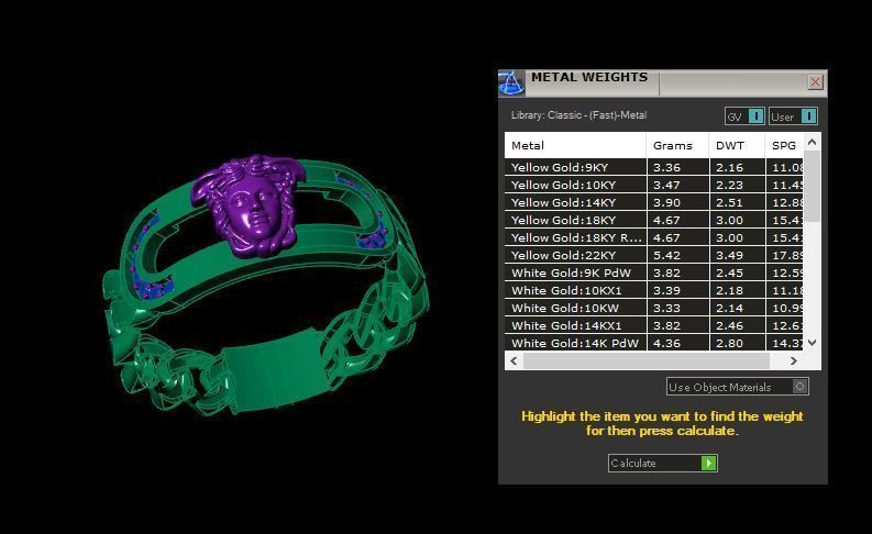 Rings 3D print model_4