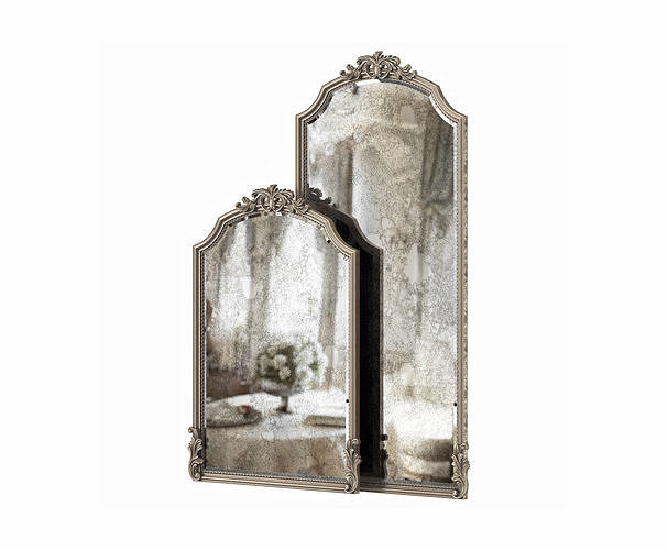 Graciella Old World Wall Mirror 3D model