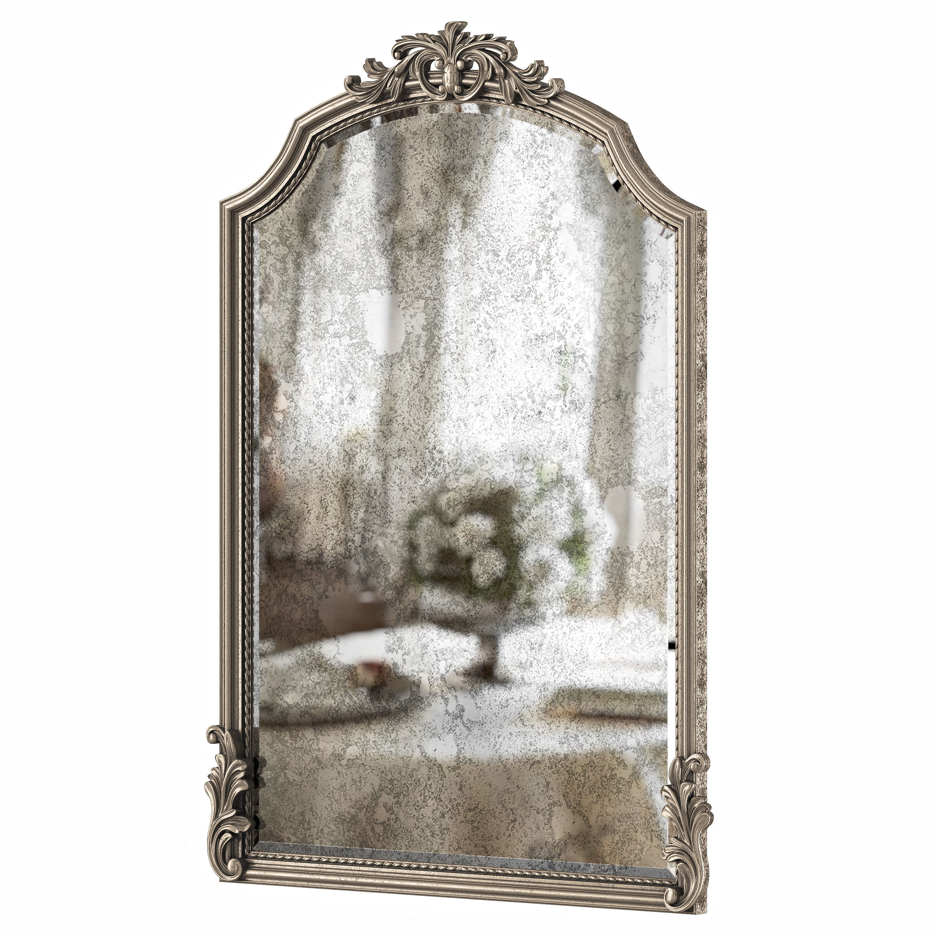 Graciella Old World Wall Mirror 3D model_7