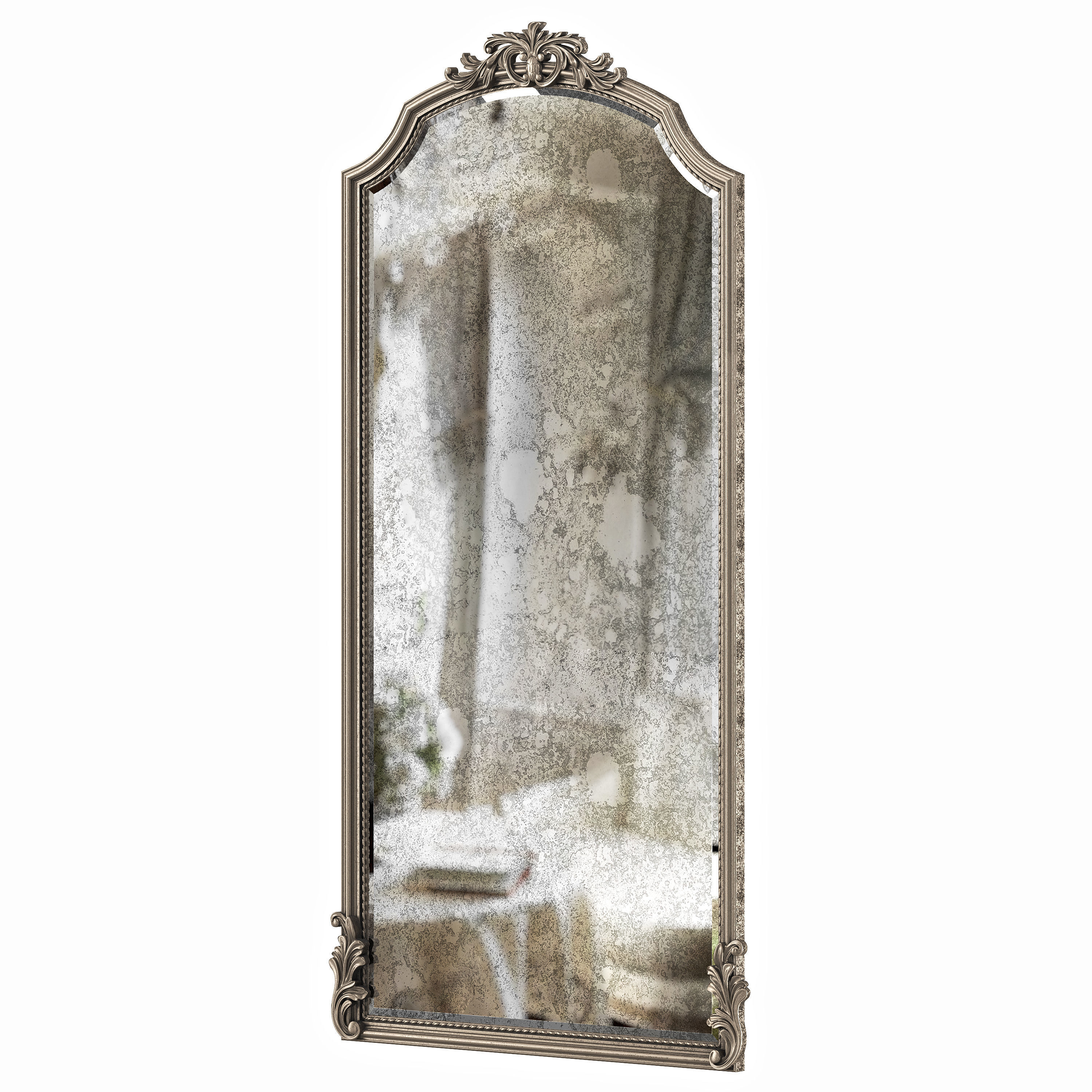 Graciella Old World Wall Mirror 3D model_9