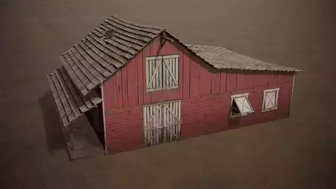 Barn Cattle Shed Farm Shelter Village Farmhouse 1