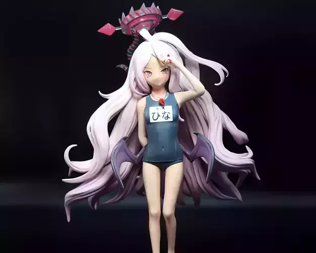 Blue Archive Sorasaki Hina FOR 3D PRINT 3D print model
