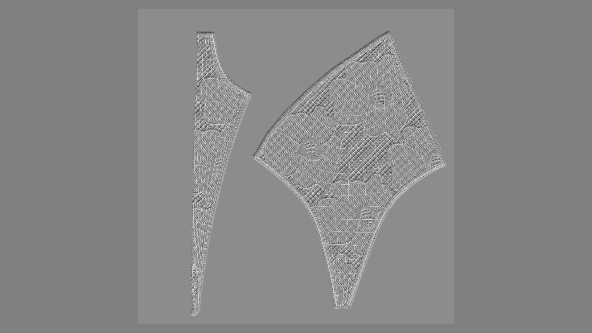 Sexy Lingerie SS38 Low-poly 3D model_8