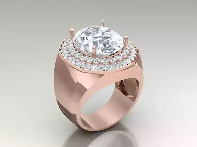 New Fashion Diamond Engagement Wedding Mens Ring 1MR138