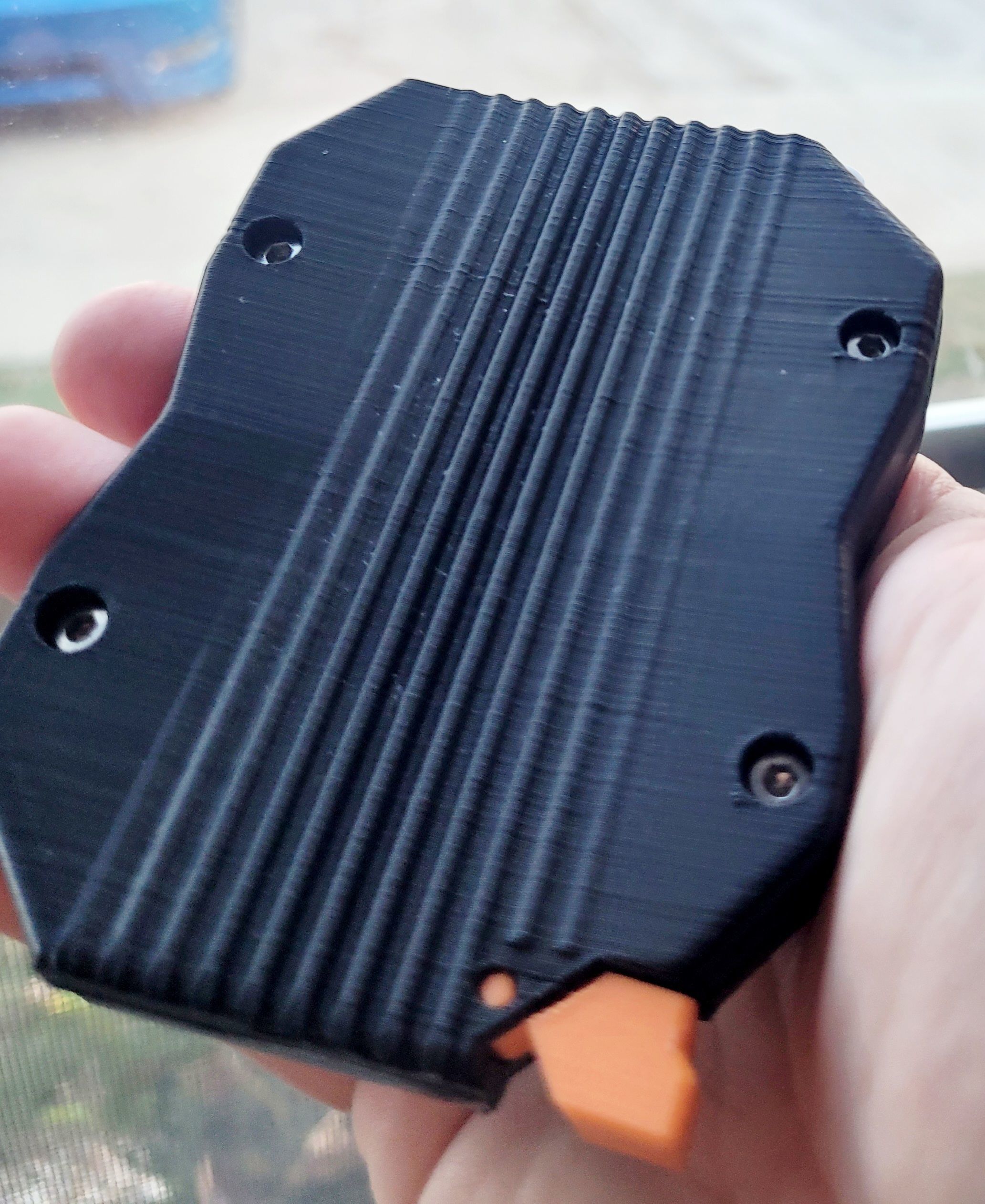 Curved Wallet 3D print model_2