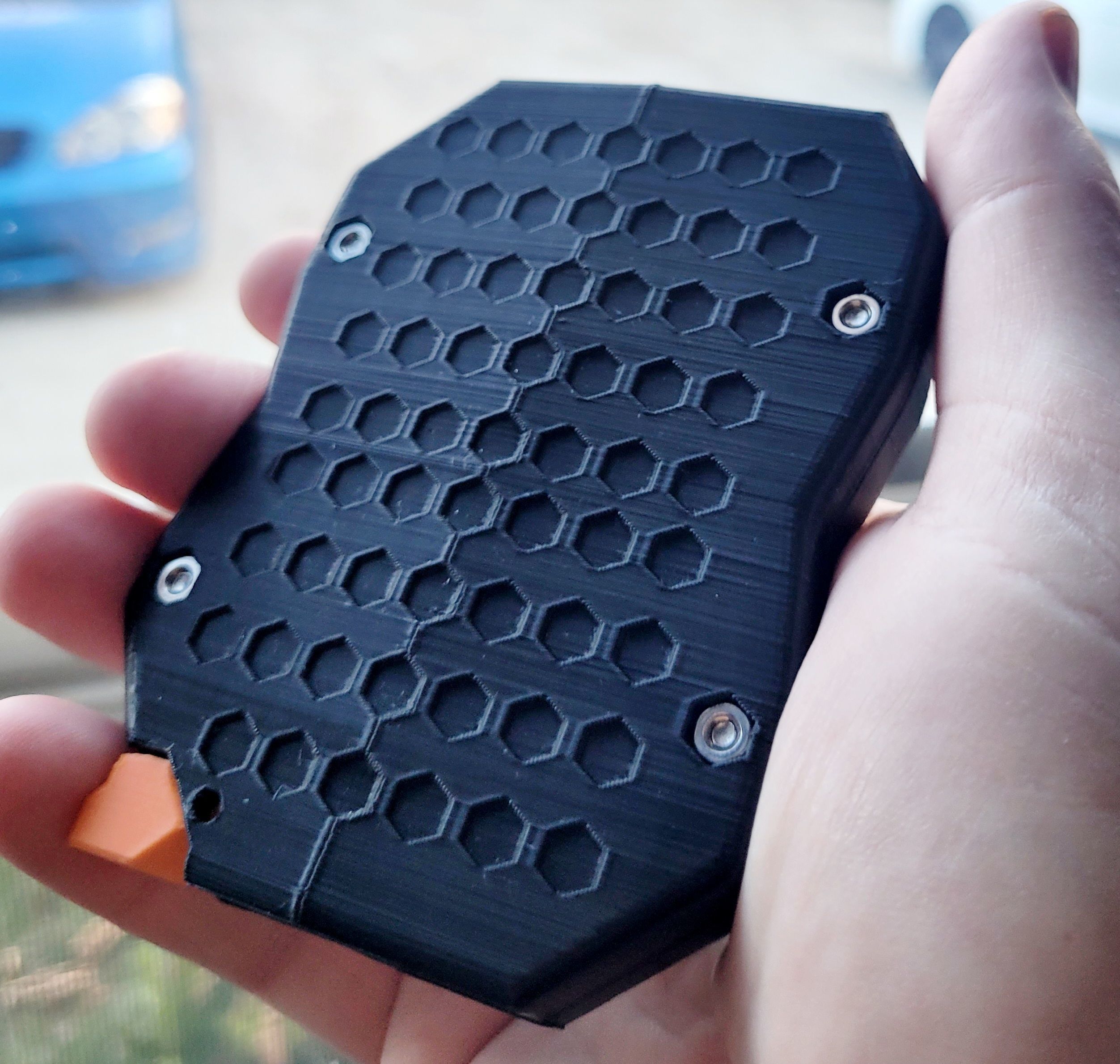 Curved Wallet 3D print model_1